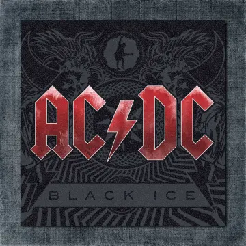 AC DC Back Patch, AC DC – Black Ice Big Back Patch