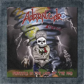 Adrenicide Back Patch, Adrenicide – Pioneers In The Land Of The Mad Big Back Patch