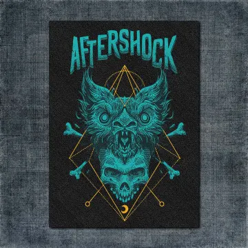 Aftershock Back Patch, Aftershock Artwork Big Back Patch