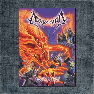 Aggression Back Patch, Aggression – MoshPirit Big Back Patch