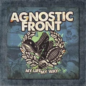 Agnostic Front Back Patch, Agnostic Front – My Life My Way Big Back Patch