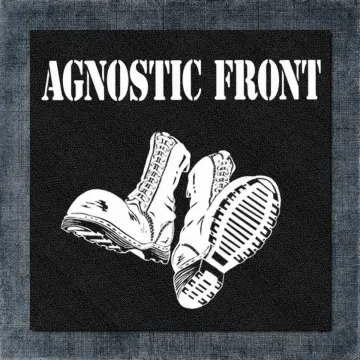 Agnostic Front Back Patch, Agnostic Front Black Logo Big Back Patch