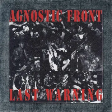 Agnostic Front Back Patch, Agnostic Front, Last Warning Big Back Patch