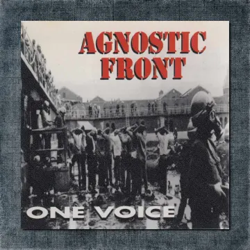 Agnostic Front Back Patch, Agnostic Front, One Voice Big Back Patch