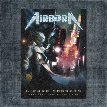 Airborn Back Patch, Airborn, Airborn Lizard Secrets Big Back Patch