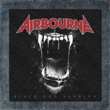 Airbourne Back Patch, Airbourne – Black Dog Barking Big Back Patch
