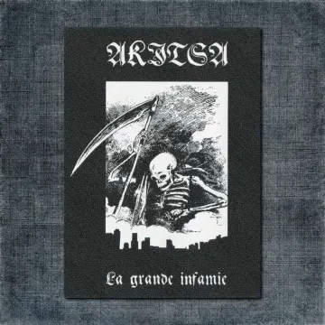Akitsa Back Patch, Akitsa – La Grande Infamie Big Back Patch
