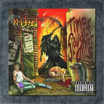 Amethyst Back Patch, Amethyst – Time Of Slaugters Big Back Patch