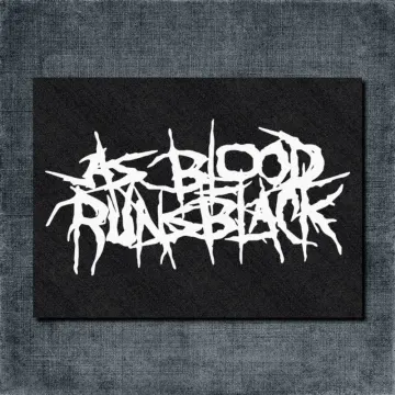 As Blood Runs Black Back Patch, As Blood Runs Black Logo Oversize Patch