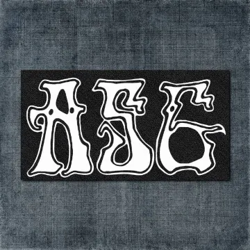 ASG Back Patch, ASG Logo Black Big Back Patch
