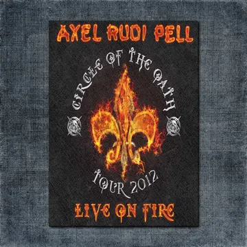 Axel Rudi Pell Back Patch, Axel Rudi Pell – Live on Fire Big Back Patch