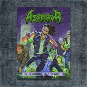 Azotador Back Patch, Azotador – Insertando La Substancia Big Back Patch