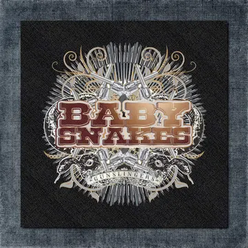 Baby Snakes Back Patch, Baby Snakes – Gunslinger Big Back Patch
