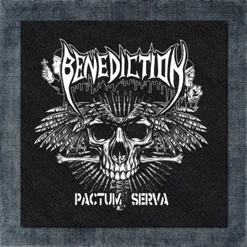 Benediction Back Patch, Benediction – Pactum Serva Big Back Patch