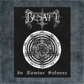 Besatt Back Patch, Besatt – In Nomine Satanas Big Back Patch