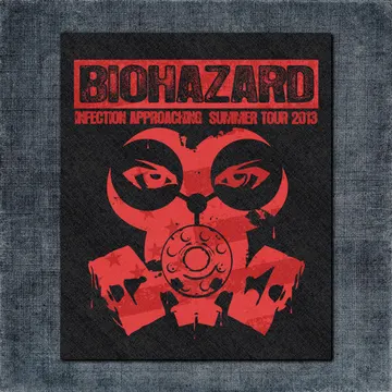 Biohazard Back Patch, Biohazard – Infection Approaching Tour Big Back Patch