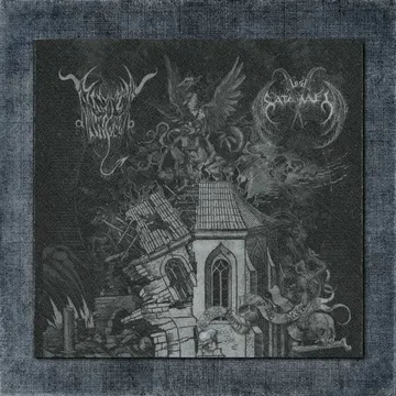 Black Angel & Lord Satanael Back Patch, Black Angel & Lord Satanael – Born Of The Beast Big Back Patch