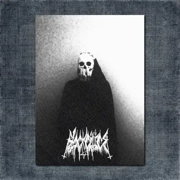 Black Cilice Back Patch, Black Cilice – Banished from Time Big Back Patch