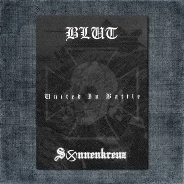 Blut Back Patch, Blut – Sonnenkreuz United in Battle Big Back Patch