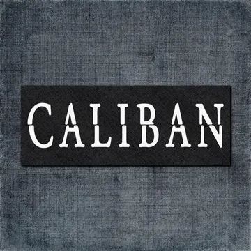 Caliban Back Patch, Caliban Logo Black Big Back Patch