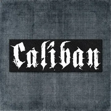 Caliban Back Patch, Caliban Old Logo Black Big Back Patch