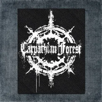 Carpathian Forest Logo Back Patch, Carpathian Forest Logo Black Big Back Patch