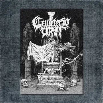 Cemetery Urn Back Patch, Cemetery Urn – Barbaric Retribution Big Back Patch