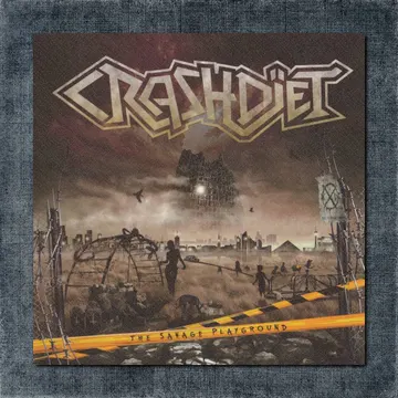 CrashDiet Back Patch, CrashDiet – The Savage Playground Big Back Patch