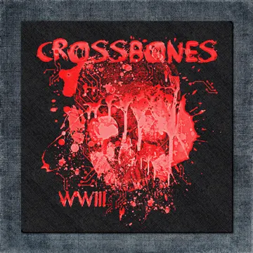 Crossbones Back Patch, Crossbones – WWIII Big Back Patch