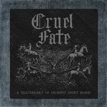 Cruel Fate Back Patch, Cruel Fate – A Quaternary of Decrepit Night Mares Big Back Patch