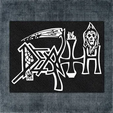 Death Logo Back Patch, Death Logo Big Back Patch