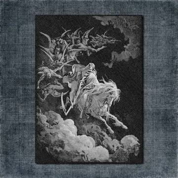 Death on the Pale Horse Back Patch, Death on the Pale Horse Big Back Patch