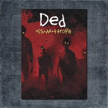 Ded Back Patch, Ded – Mis-an-thrope Big Back Patch