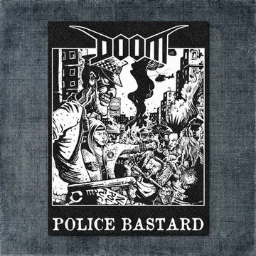 Doom Back Patch, Doom – Police Bastard Big Back Patch