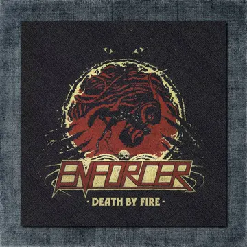 Enforcer Back Patch, Enforcer – Death By Fire Big Back Patch
