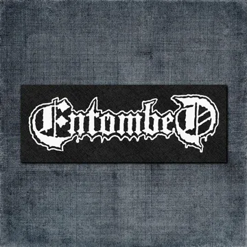 Entombed Back Patch, Entombed Logo Black Big Back Patch