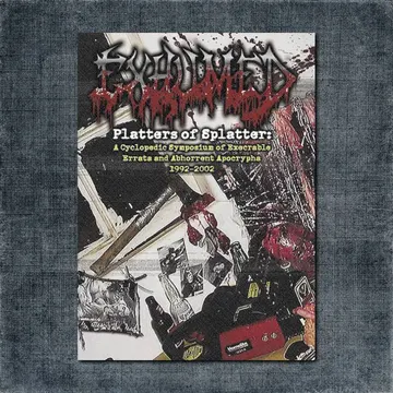 Exhumed – Platters of Splatter Back Patch, Exhumed – Platters of Splatter Album Big Back Patch