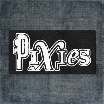 Pixies Back Patch, Pixies Band Logo Big Back Patch, Indie Rock Merchandise