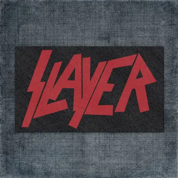 Slayer Back Patch, Slayer Band Logo Big Back Patch, Thrash Metal Merchandise