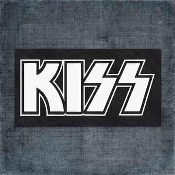 Kiss Back Patch, Kiss Band Logo Big Back Patch, Heavy Metal Merchandise