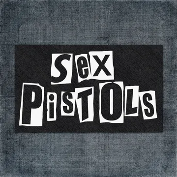 Sex Pistols Back Patch, Sex Pistols Band Logo Big Back Patch, Punk Rock Merchandise