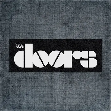 The Doors Back Patch, The Doors Band Logo Big Back Patch, Psychedelic Rock Merchandise