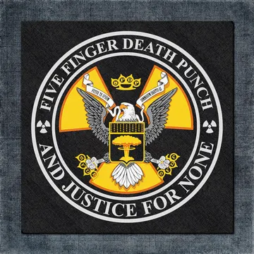 Five Finger Death Punch Back Patch, Five Finger Death Punch – 5FDP Artwork 2 Big Back Patch