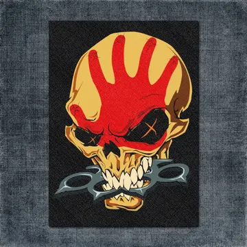 Five Finger Death Punch Back Patch, Five Finger Death Punch – 5FDP Artwork Big Back Patch