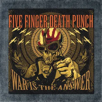Five Finger Death Punch Back Patch, Five Finger Death Punch – War Is The Answer Big Back Patch