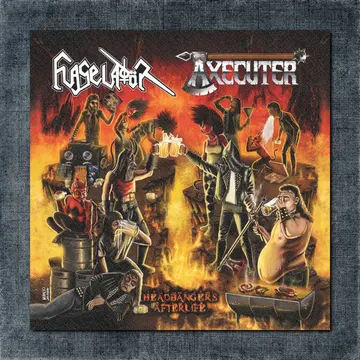 Flageladör – Axecuter Back Patch, Flageladör – Axecuter – Headbangers Afterlife Big Back Patch