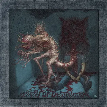 Flesh Quota Back Patch, Flesh Quota – Birth Of Destruction Big Back Patch