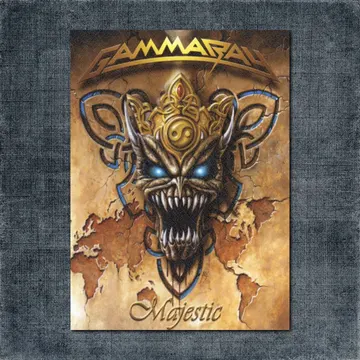 Gamma Ray Back Patch, Gamma Ray – Majestic Big Back Patch