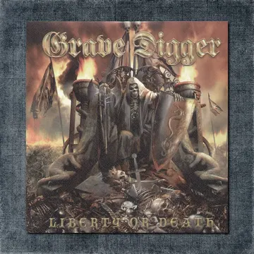 Grave Digger Back Patch, Grave Digger – Liberty Or Death Big Back Patch
