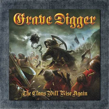 Grave Digger Back Patch, Grave Digger – The Clans Will Rise Again Big Back Patch
